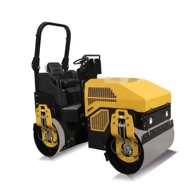 Supply Asphalt Road Roller With Cabin 3 Ton 10 12 Machine 10T Double Drum Compactor