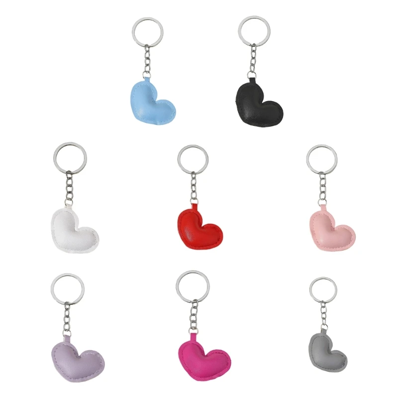 Colorful Heart Pendant Keychain Love Shapes Cellphones Straps for Women and Girls Unique Bag Pendant Phone Charm Dropsale