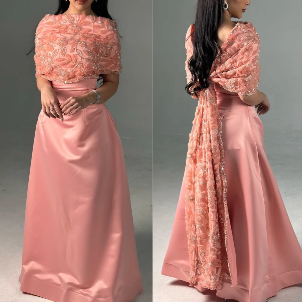 Customized Jiayigong s Beading Cocktail Party Ball Gown High Collar Bespoke Occasion  Floor Length