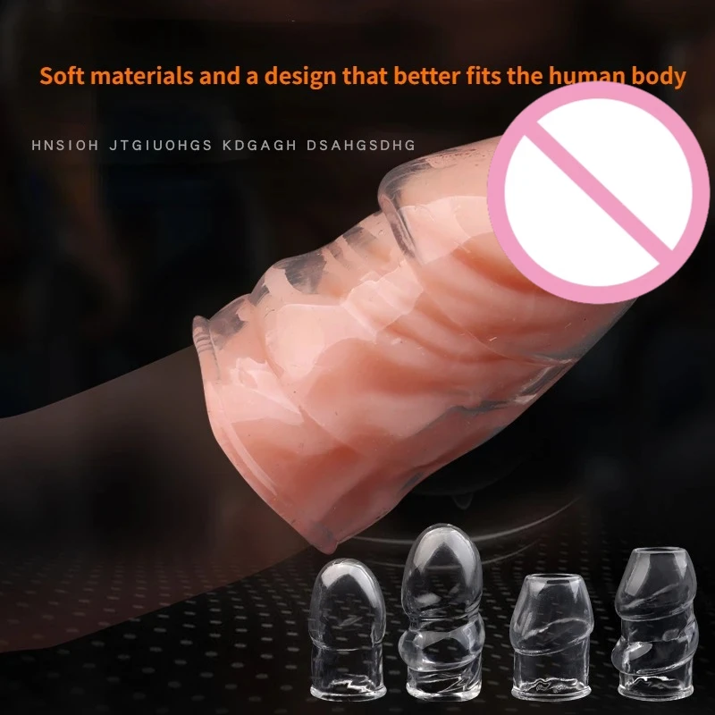 تصحيح القلفة خاتم الديك حشفة ممارسة القضيب الدائري ألعاب مثيرة للرجال تأخير القذف منتجات جنسية 4 أنواع كم القضيب #1