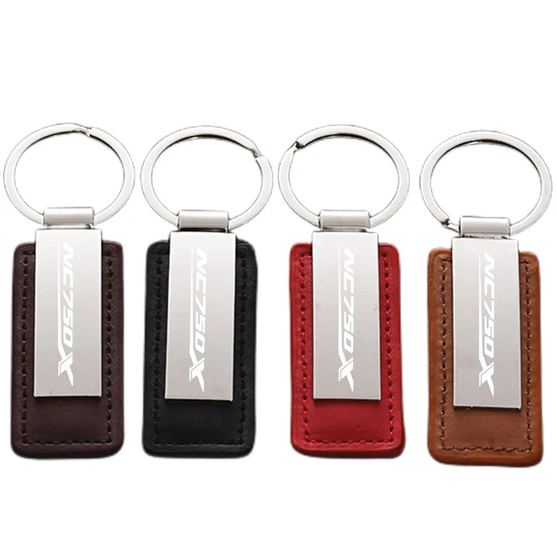 Anti-lost Key Chain Custom Motorcycle Leather Keychain Decoration Accessory Fit For Honda HONDA NC750X NC750 X NC 750X 2014-2023