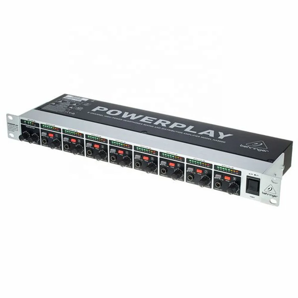 

Система усилителя для наушников Behringer HA8000 V2 для сценических и студийных приложений
