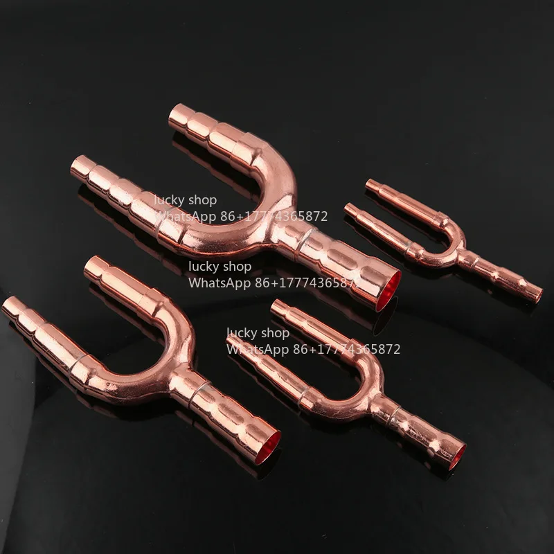 Central Air Conditioning Splitter Split Pipe Welding Air Conditioning Fittings