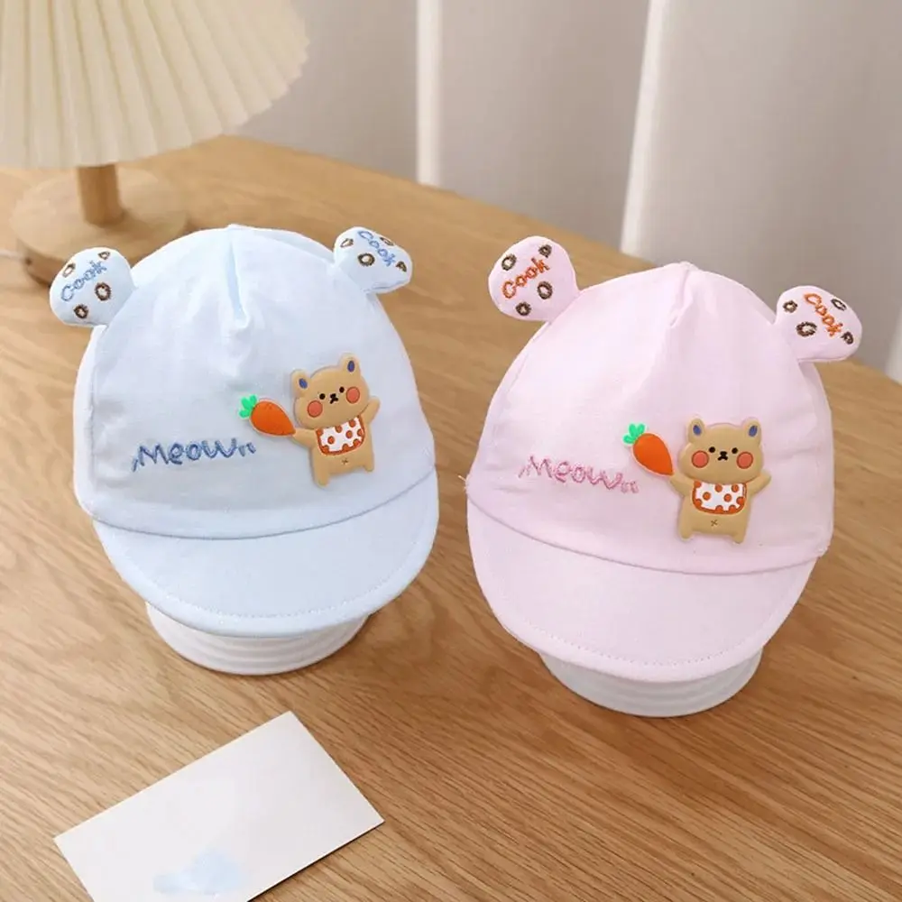 Cute Soft Baby Hat Cotton Thin Style Baseball Cap Ventilate Sun Hat Newborn