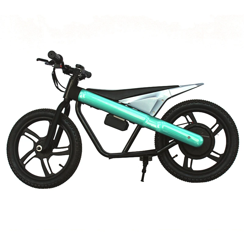 Children's Electric Bicycle 16 Inches Dirt Bike for Kids Electric Bike Motorcycle