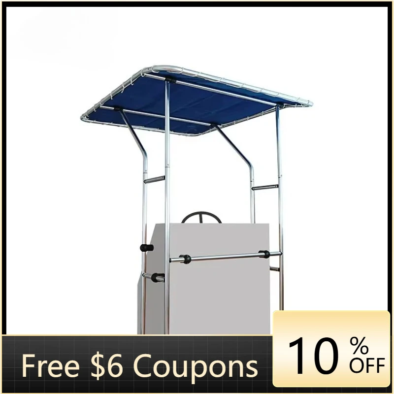 STLF HOMFUL Large Boat Tent UV-protection Tower Bimini Boat T Top Center Console Boat T-top