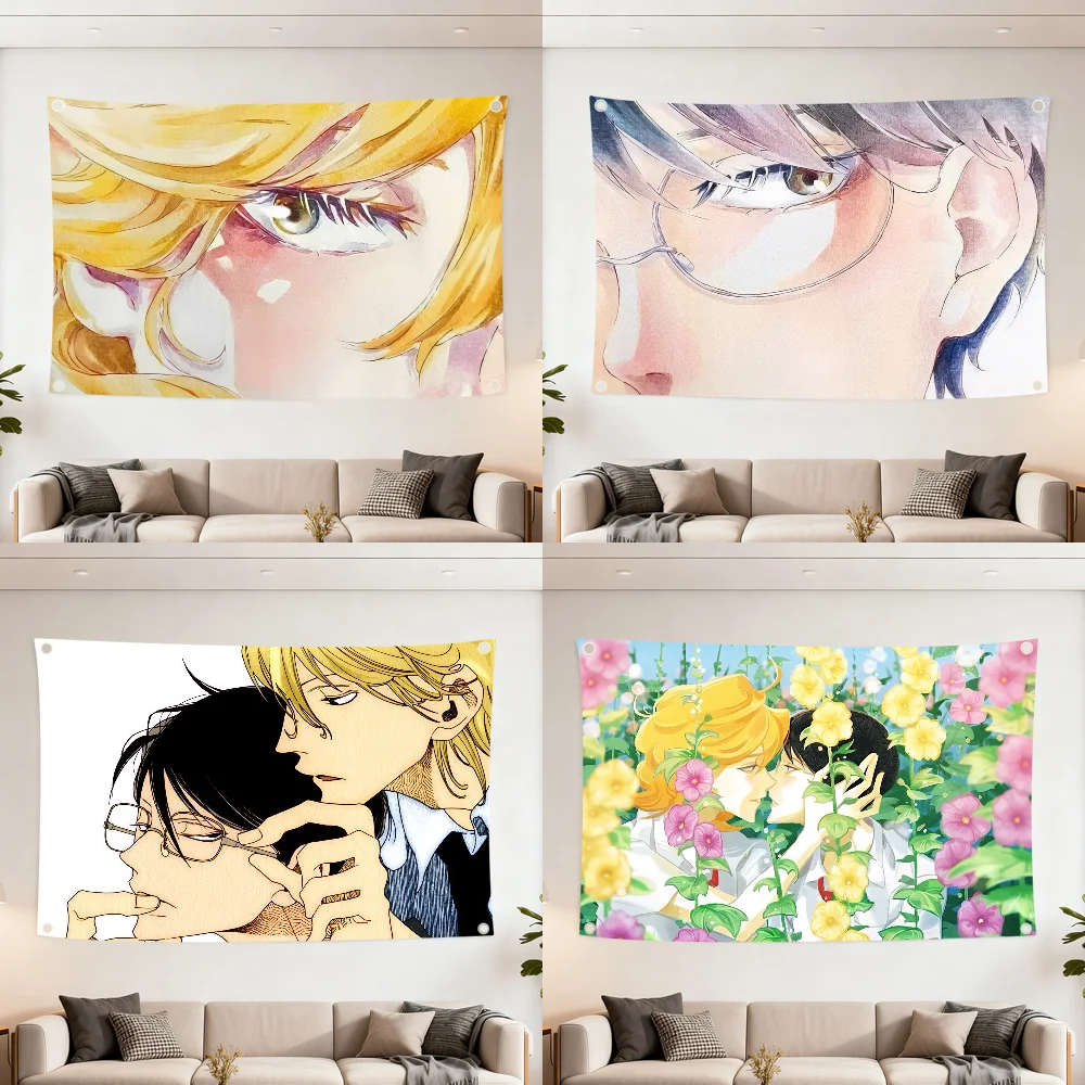 Same-sex love D-Dokyusei BL Anime flag Decoration Outdoor Picnic Party Art Hanging Home Camping Party Banner Best sellers