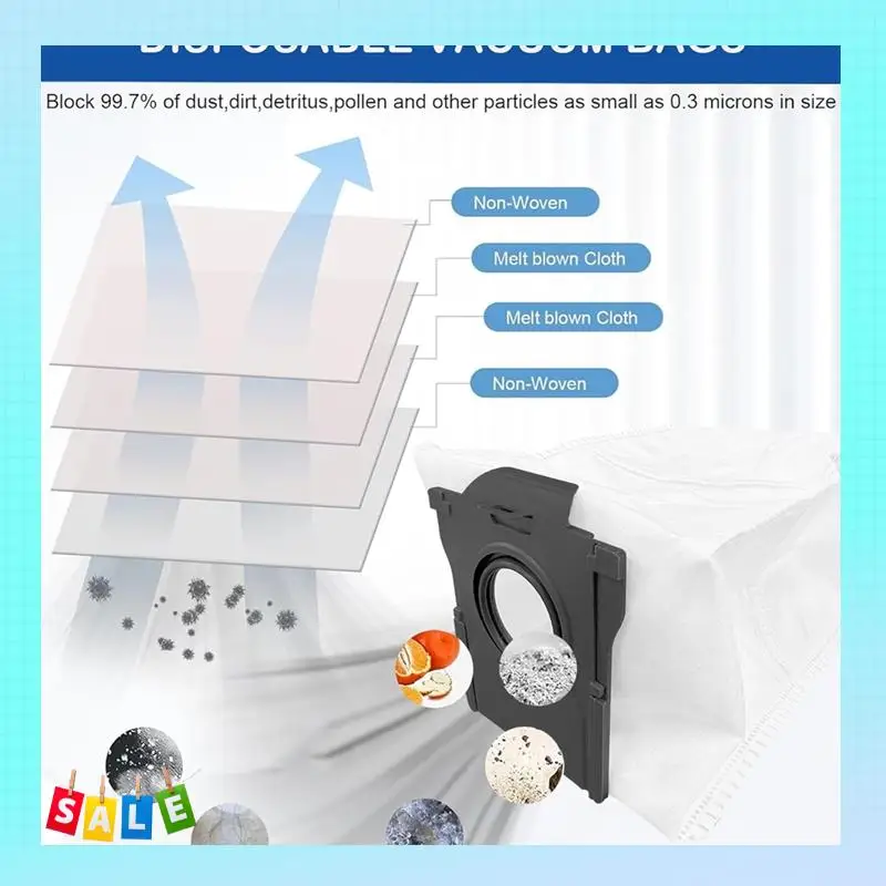 

A56X Replacement Parts For Dreame Mova E30 Ultra Vacuum Cleaner Accessories Main Side Brush Hepa Filter Mop Cloth Dust Bag