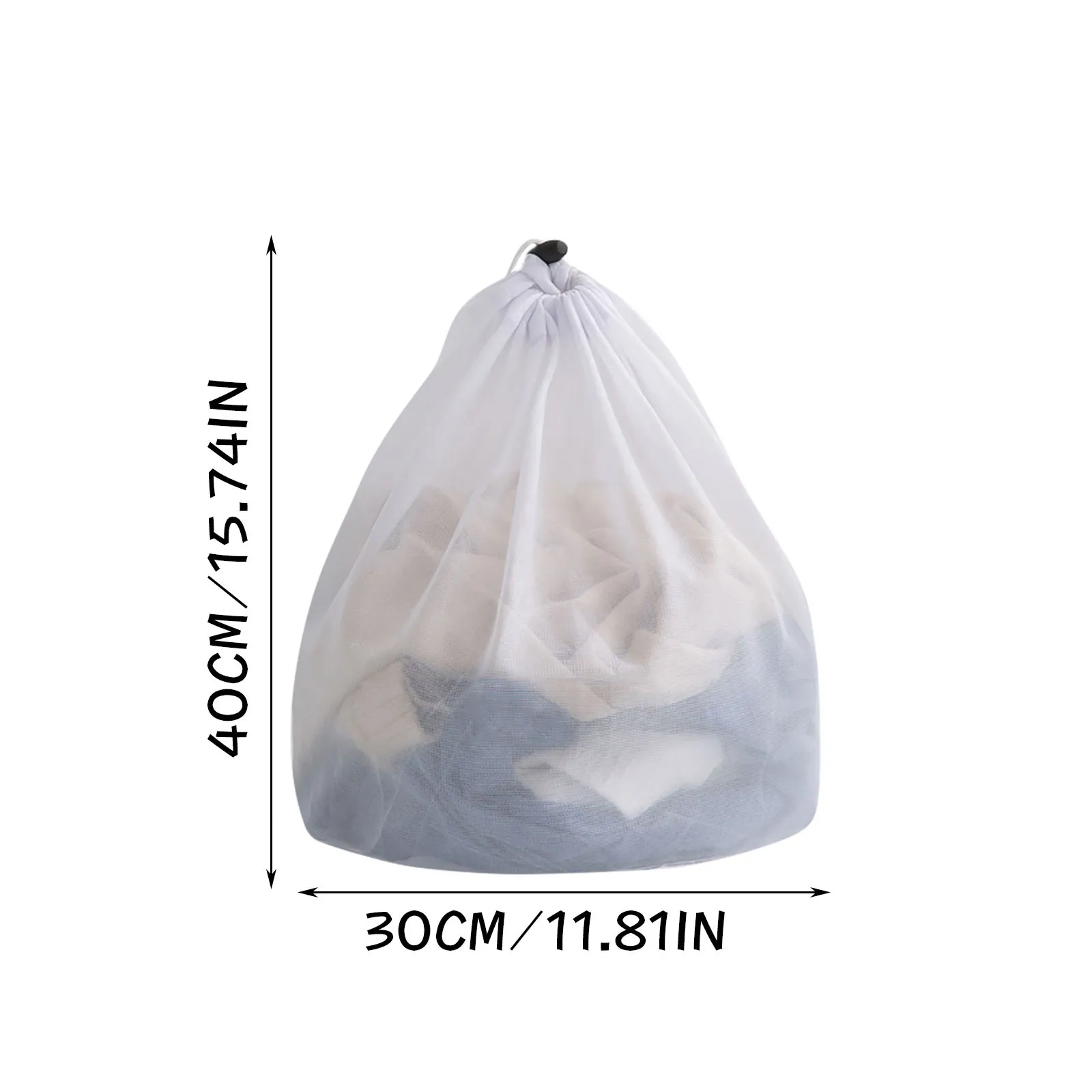 Practical Large Washing Net Bags, Durable Fine Mesh Laundry Bag With Lockable Drawstring