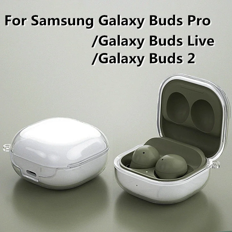 

For Samsung Galaxy Buds Live 2 Pro FE Case for Samsung Galaxy Buds2 Pro Buzz 2Pro Buzz Live Clear Soft Silicone Case Cover Funda