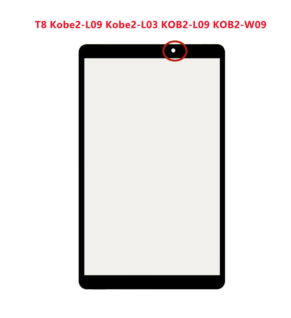 

Внешнее Сенсорное стекло для ЖК-экрана Huawei Matepad T 8 T8, Kobe2-L09 Kobe2-L03 KOB2-L09 KOB2-W09, сенсорное переднее стекло с OCA