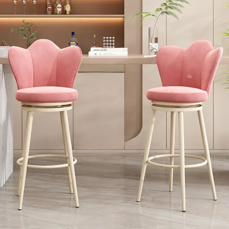 Sgabelli da cucina alti sedie dal Design moderno sedia comoda Bar Banks bancone economico di lusso negozio di barbiere Nordic Cafe Chaise Home