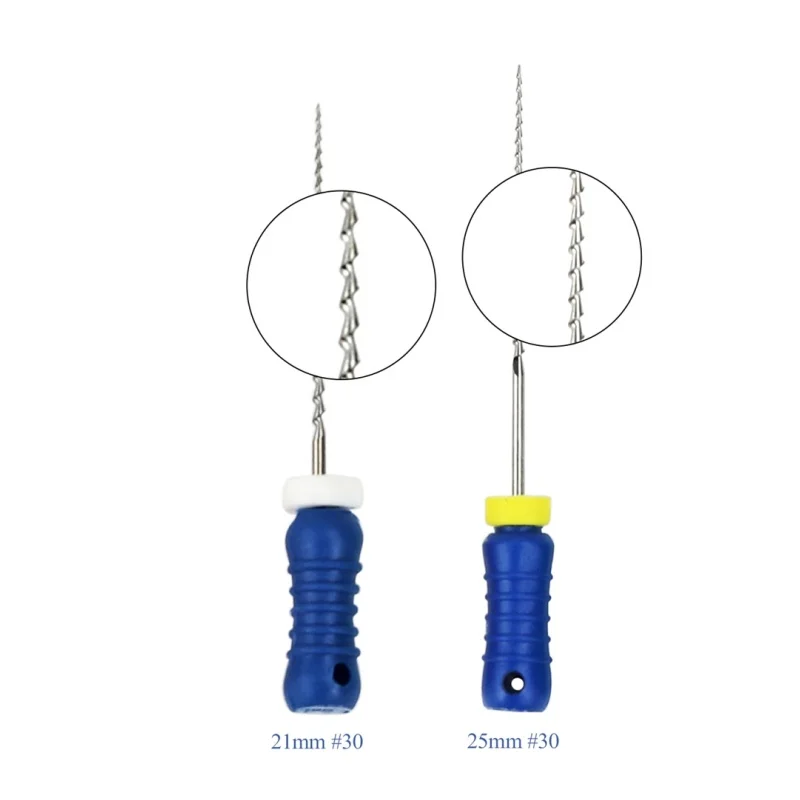 JUMTOP Dental Tools Root Cannal Endo H File 21mm 25mm 31mm Stainless Steel Endodontic Instruments Dentist Treatment