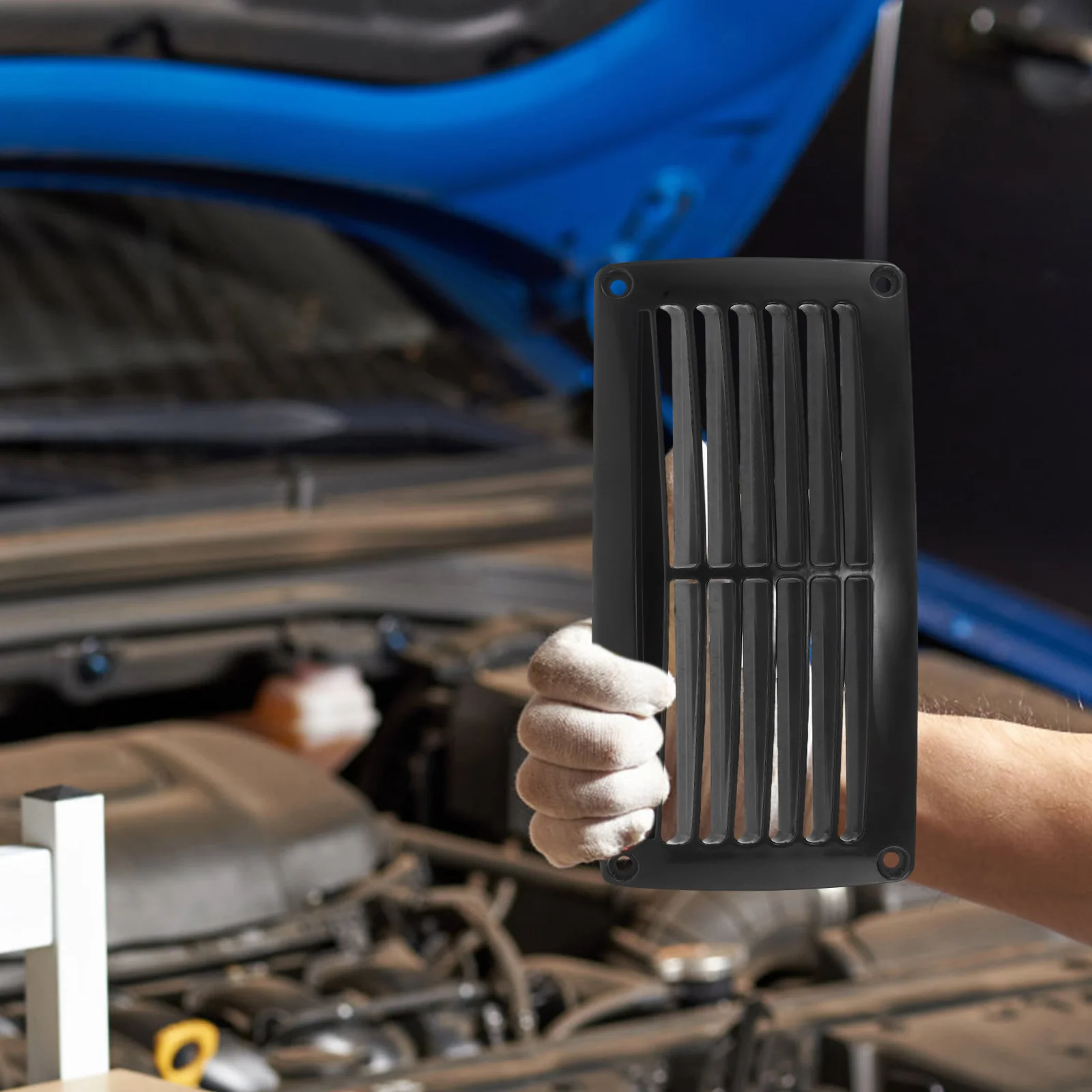 

Marine Vent Cover ABS Plastic Boat Cabin Vent Louvered Air Intake Exhaust Panel Replacement for Rv Trailer Boat Cabin Vents