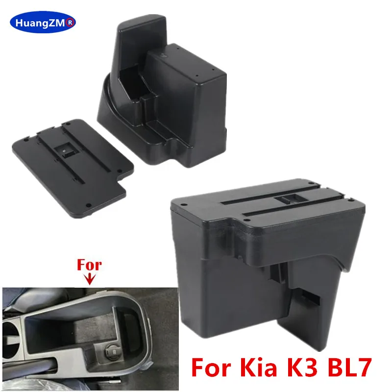 Car Armrest For Kia K3 BL7 Armrest box For Kia K3 BL7 2023 2024 2025 2026 Interior Center Storage box Retrofit Car Accessories