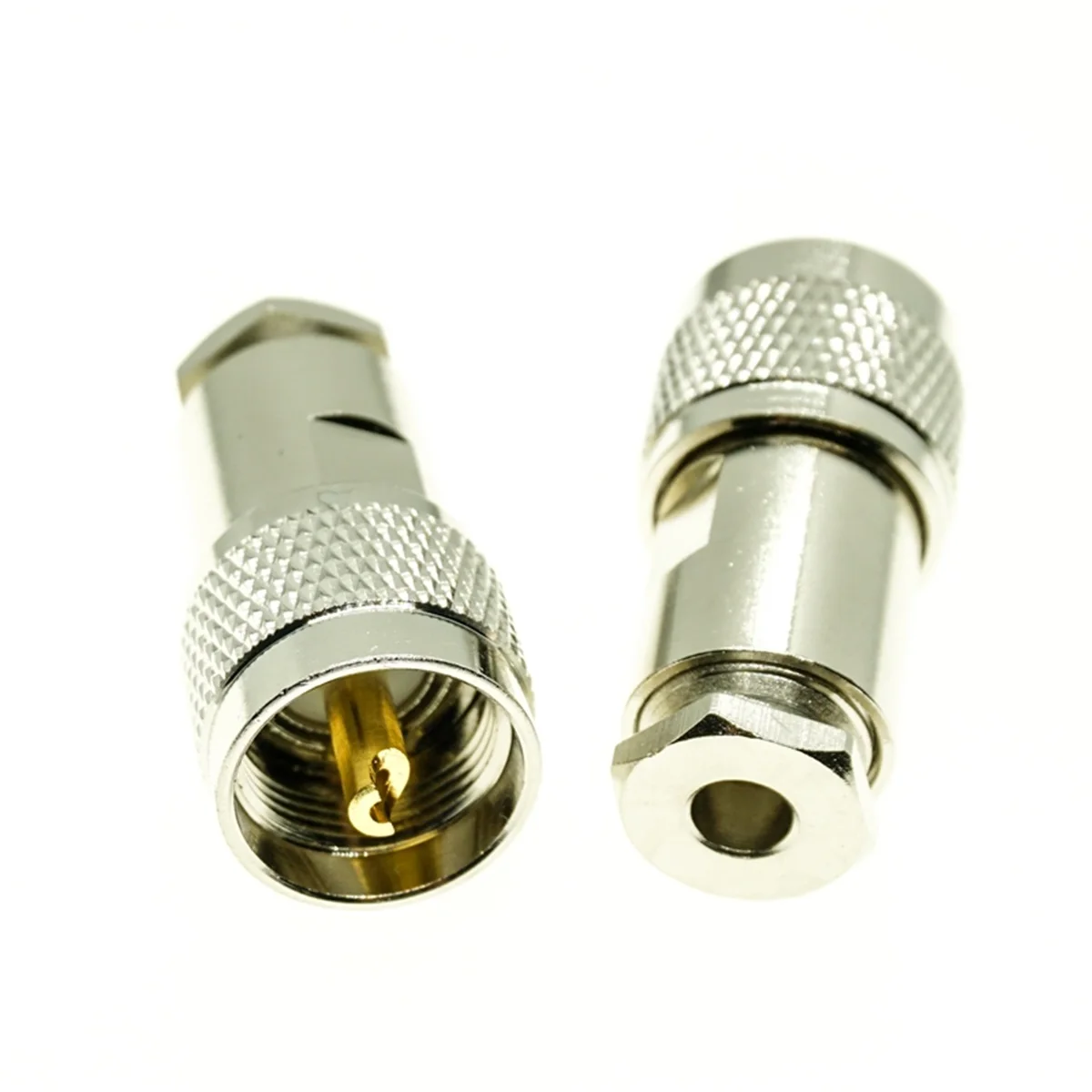 1 Stuks Uhf Pl259 Mannelijke Stekker Klem Voor Rg58 Rg142 Lmr195 Rg400 Rf Adapter Connector