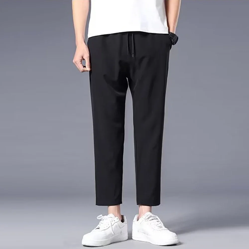 Mens Pants Leisure Sweatpants Track Active Trousers Breathable Workout Business Formal Harem Male Comfy Fashion