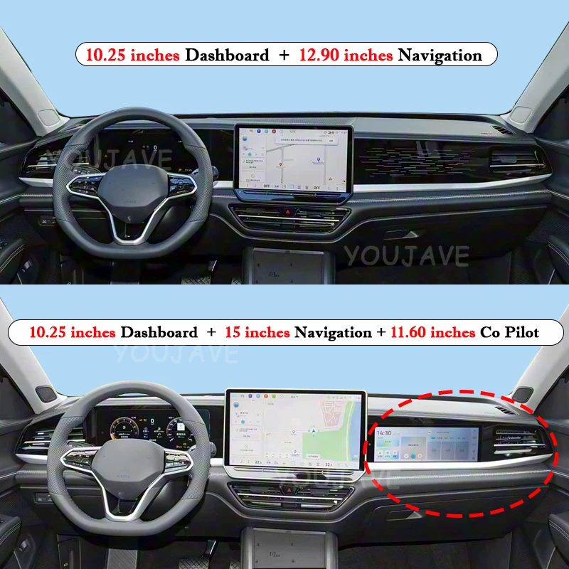 For Volkswagen Passat VW Passat Pro 2025 2026 12.90/15Inches LCD GPS Navigation Dashboard Protective Frosted HD Film Accessories