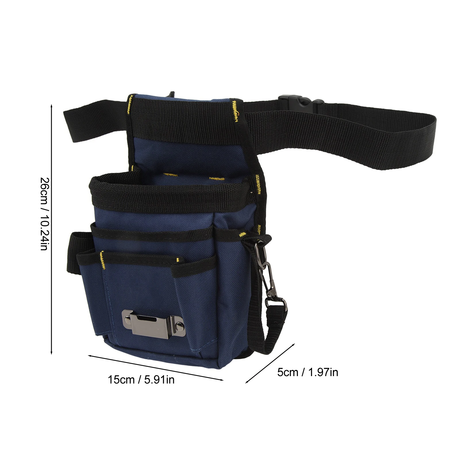 حقيبة أدوات الكهربائي حقيبة أدوات الخصر قابلة للتعديل متعددة الوظائف حزام الحقيبة الأدوات لعامل الكهربائي