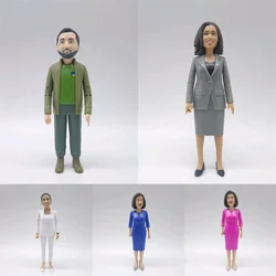 15cm running for president hillary harris Action Figure joint doll PVC collection Zelensky a beautiful sight to behold Pelosi