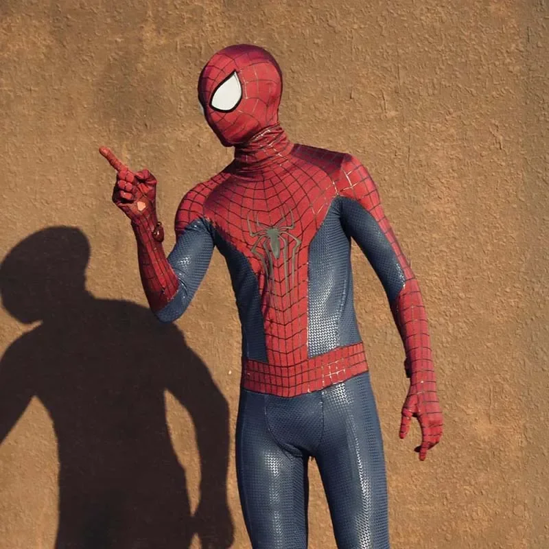スパイダーマンセットマイルモラレスゲームコスプレ衣装黒赤ライミ共生スーパーヒーロージャンプスーツハロウィンパーティー男性女性大人