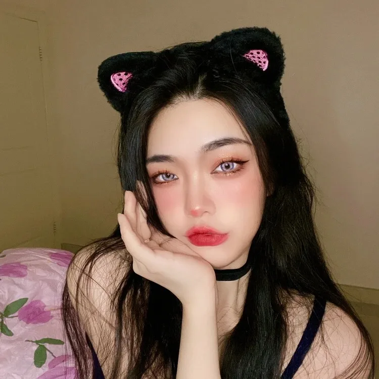 Simpatico copricapo Lolita Cosplay Anime Cat Fox Ear Copricapo Costumi per feste di Halloween Accessori Fascia per capelli Kawaii Regali di Natale