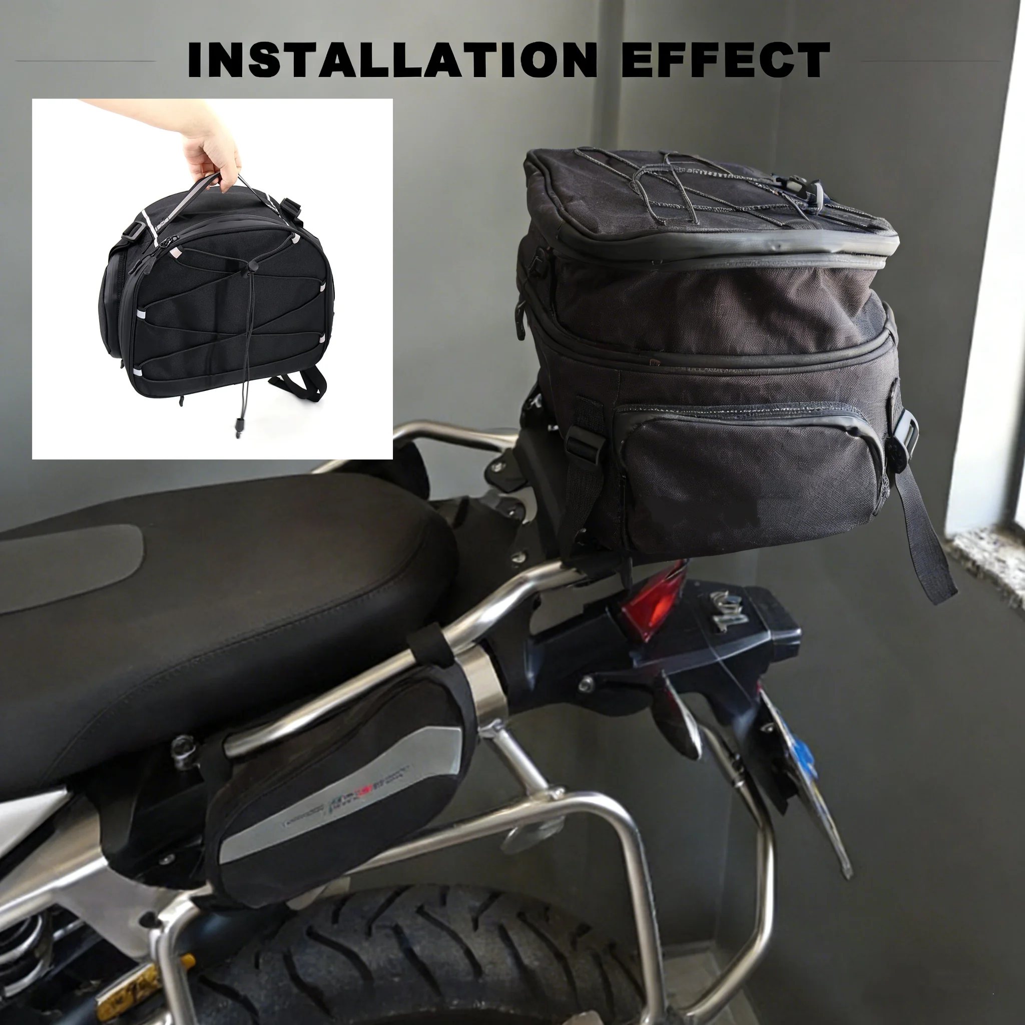 

Универсальные мотоциклетные задние сумки для багажа для BMW R1300GS R1200GS R1250GS ADV LC F750GS F850GS аксессуары дорожная сумка для хранения