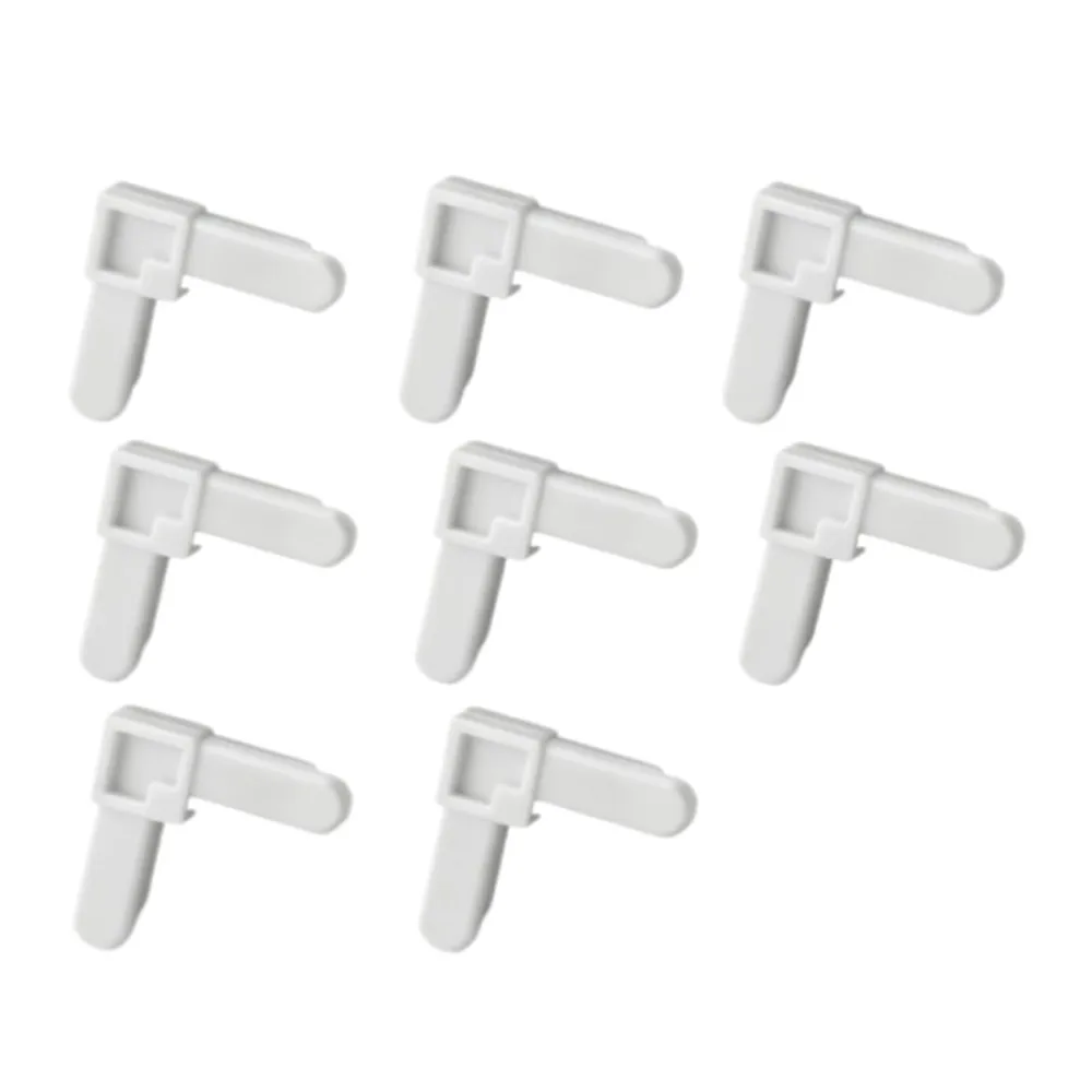 16pcs ABS Screen Frame Corner Plastic 5/16 in x 3/4 in Window Frame Corner 90 Degree Angle White Frame Corner Replacement