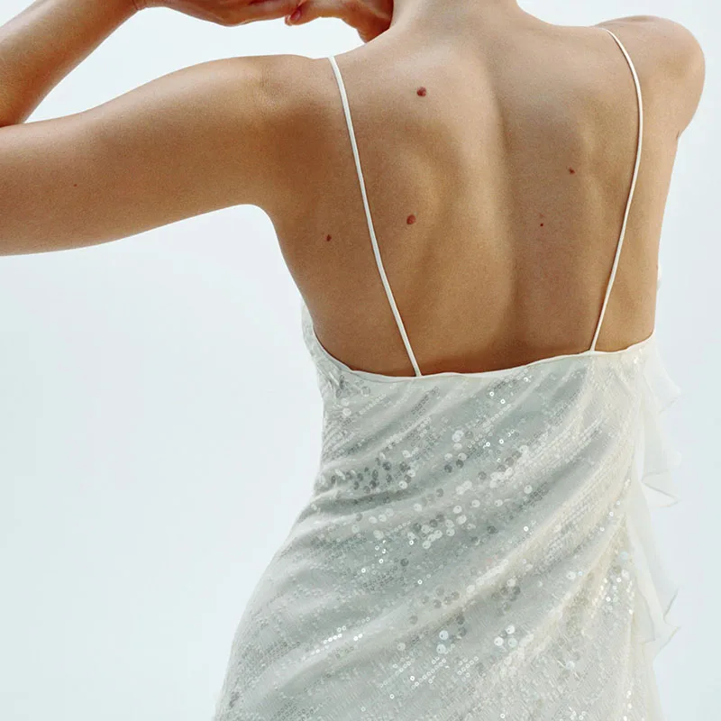 Verão nova chegada feminina ort strapl dr em camadas contas rua sle cintura alta v-ne scela única peça