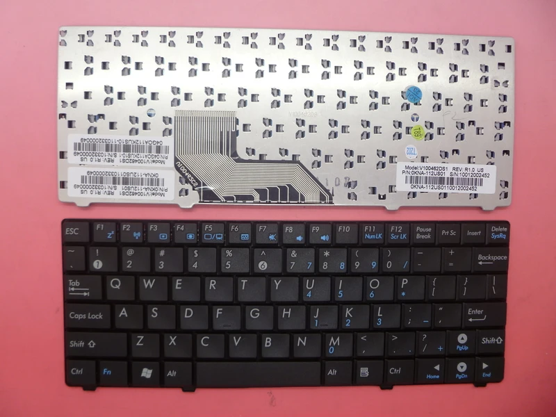 

for Asus Eee Pc T91 T91MT M90H V100462DS1 0KNA-112US01 10012002485 Us Black