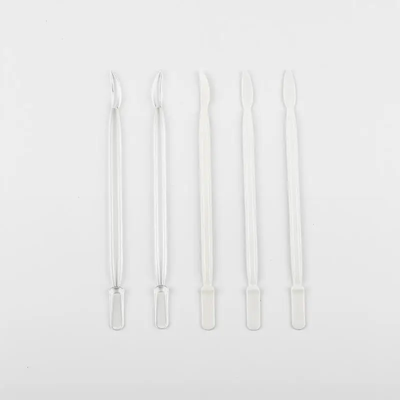 5Pcs Dual Head Nail Art Stirring Stick For Taking Nail Gel Liquid Dual Head Design Stirring Stick For Salon Nail Art Home DIY