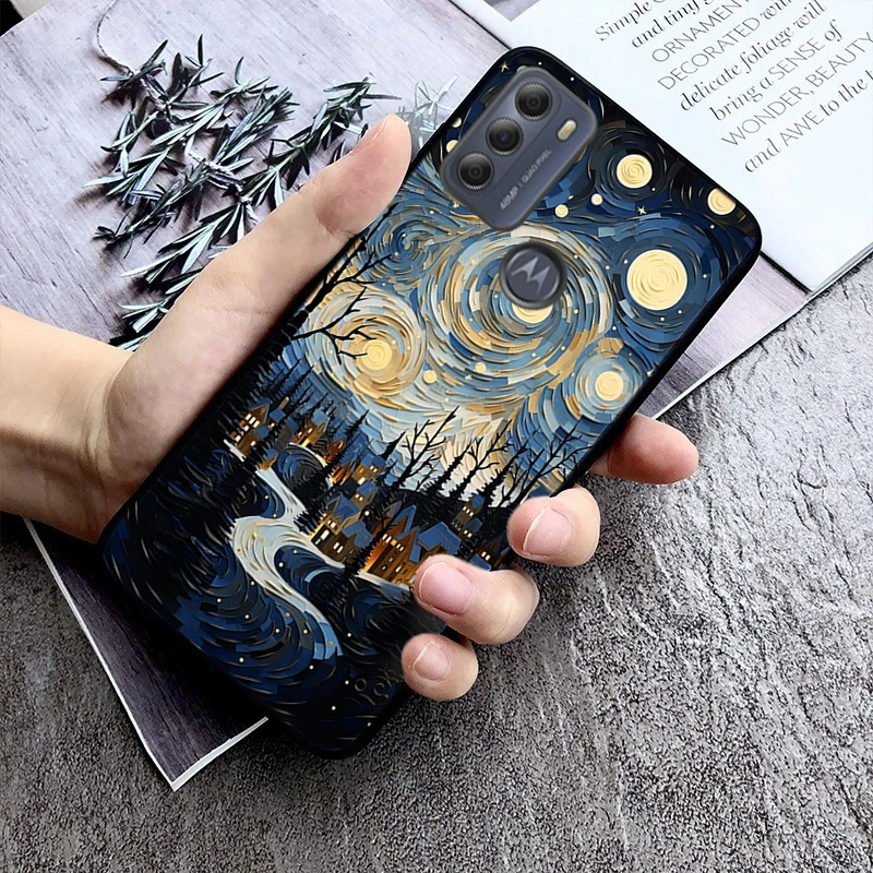 

Winter Christmas snowflake Phone Case For Moto G85 G55 G05 G14 G75 G31 G50 G10 G20 G30 G60 G13 G32 G84 G54 G53 G72 G24 Power