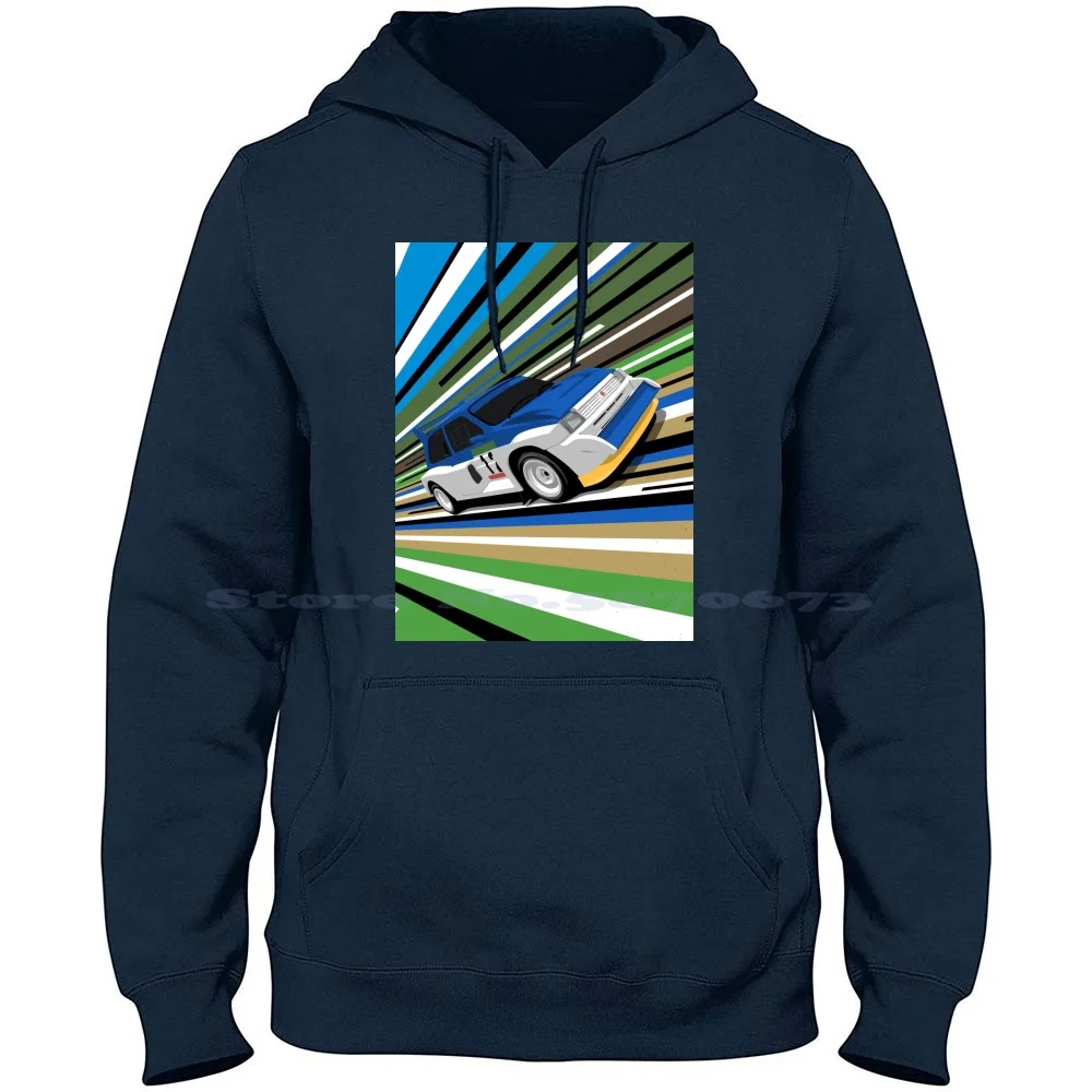 Frolics In The Forest (Inmotion) Kapuzenpullover aus 100 % reiner Baumwolle, Motorsport Rallying, Gruppe B, Metro