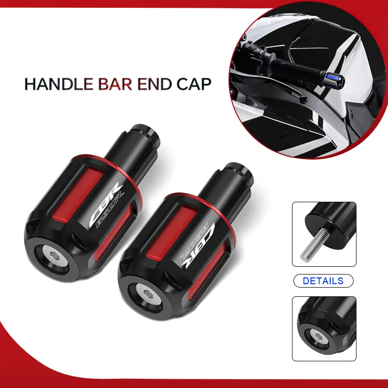 

NEW CBR Accessories For CBR650R CBR650F CBR600RR CBR1000RR Motorcycle Handle Grip Plugs Anti Silder Cover Handle Protection Grip