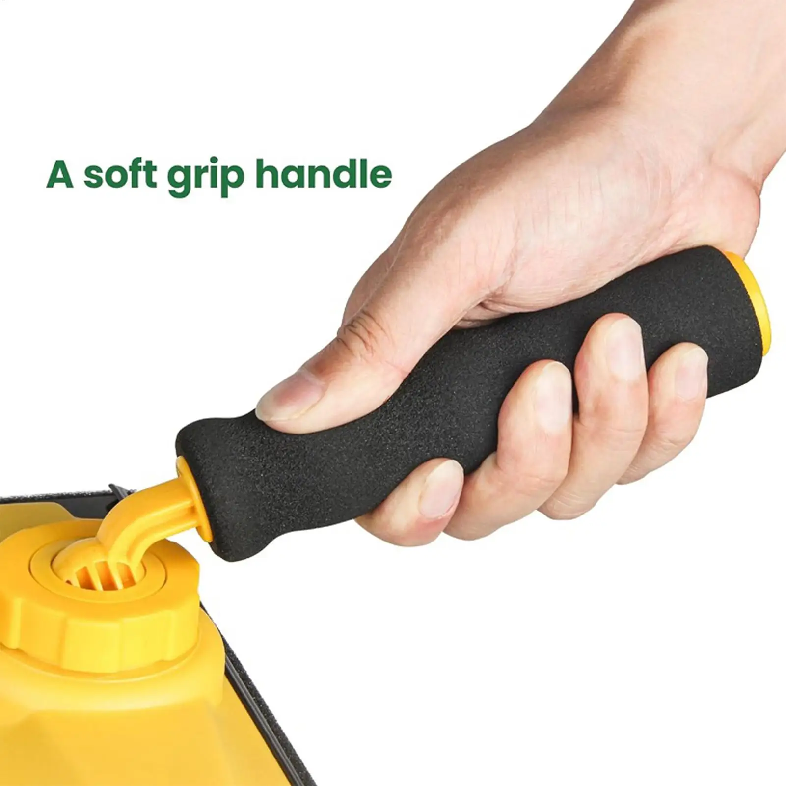 

Paint Edger Corner Applicator 360 Degree Rotation Handle Paint Pad Tray Set For Home Renovation Wall Ceiling Door Frame