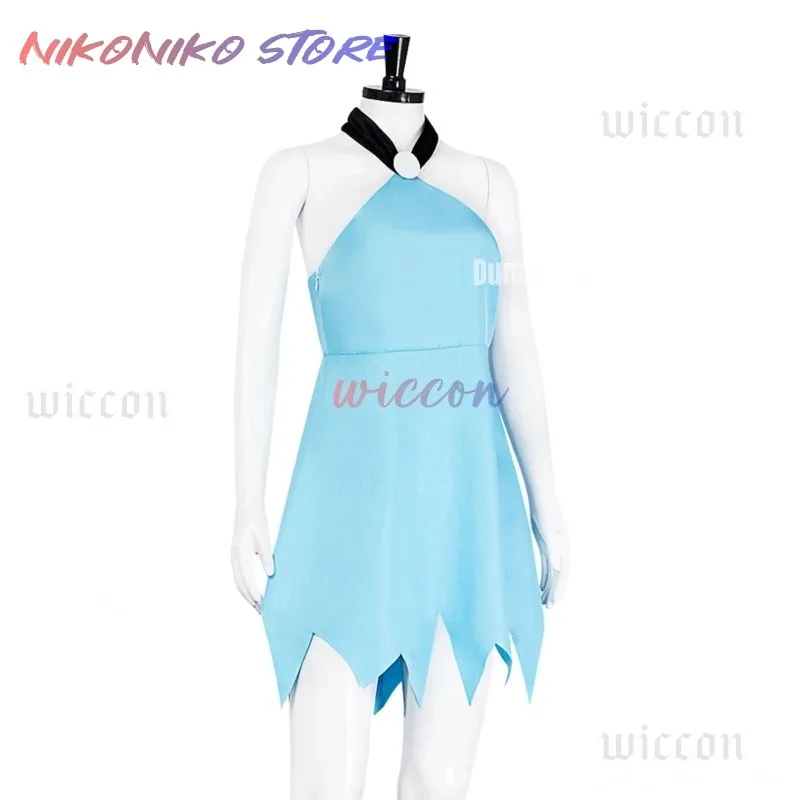 Kostum Cosplay Betty Rubble Wanita Kostum Dewasa Flintstone Kostum Wanita Flintstone Betty Kostum Pesta Kostum Manusia Gua