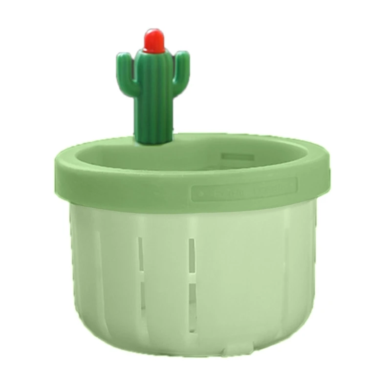 Filtro drenaje con patrón Cactus, cesta fregadero cocina uso múltiple con descarga automática