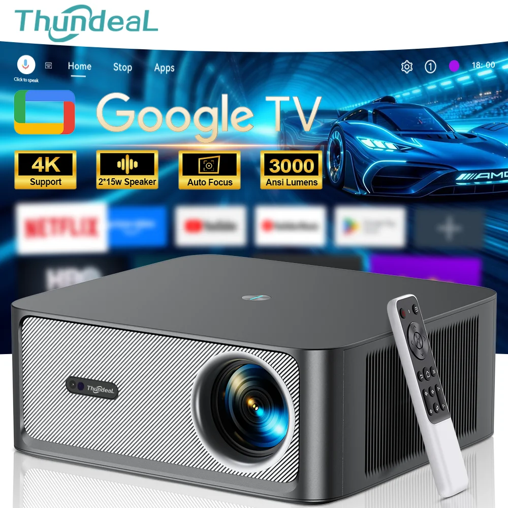 ThundeaL 1080P TD98 WiFi Máy Chiếu LED 2K 4K Video TV Bộ Phim Điện Thoại Thông Minh Tại Nhà nhà Hát Máy Cân Bằng Laser 1 Điện Ảnh Màn Hình Lớn