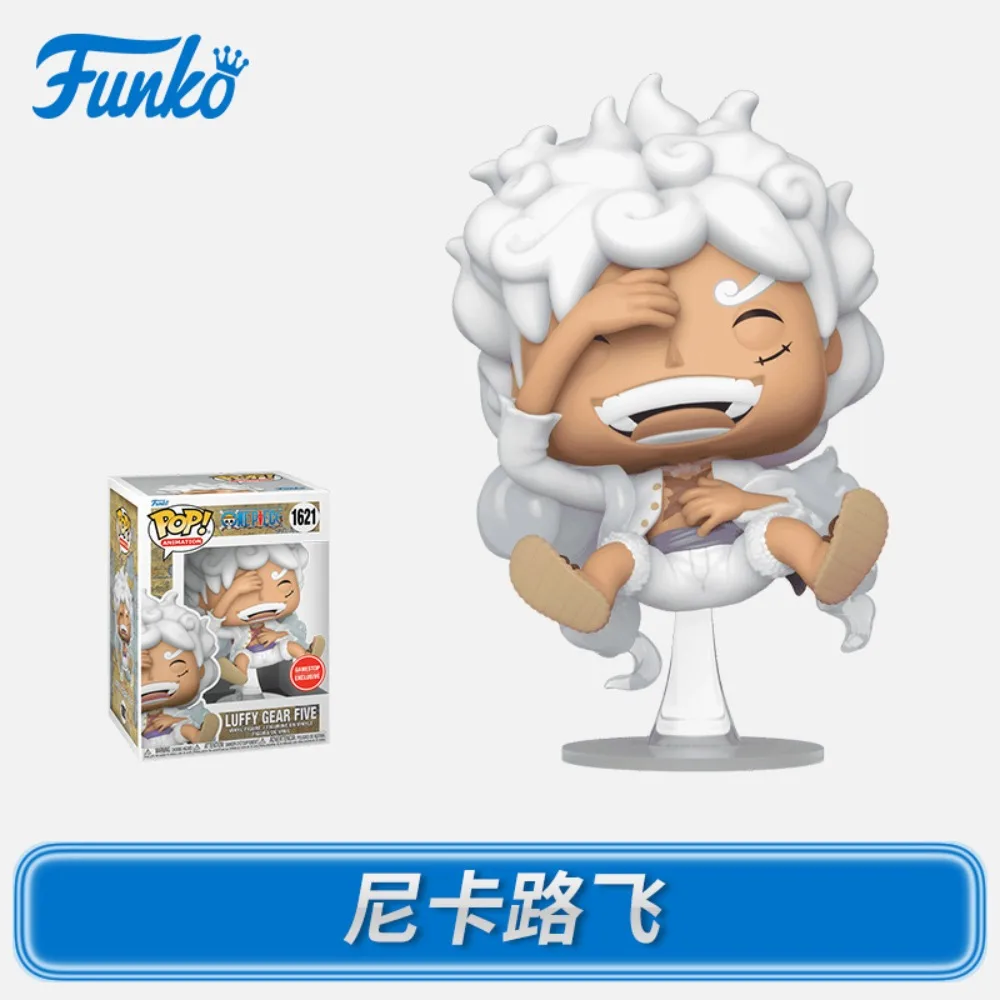 FUNKO POP Action Toy Figures One Piece Periphery Q-version Monkey D Luffy Zoro Nami Usopp Sugar Arlong Decorative Ornaments Gift