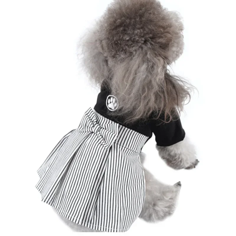 

Spring and Autumn Schnauzer Thin Teddy Dog Clothes Summer Cotton Kimono Pet Dog Clothes