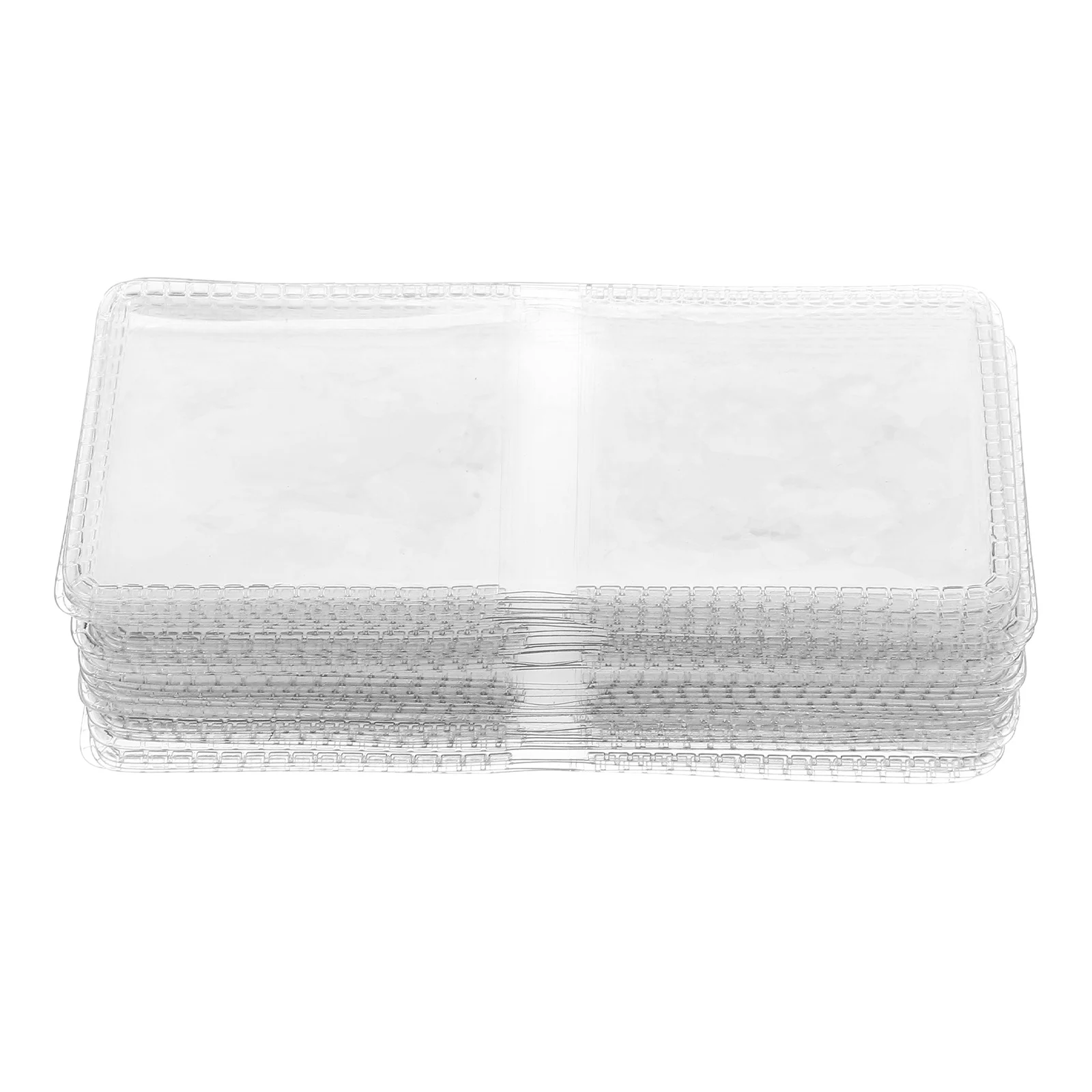 50Pcs Coin Storage Pouch Clear - Double-Sided PVC Coin Holder for Easy Access Viewing and Space Saving Arrangement