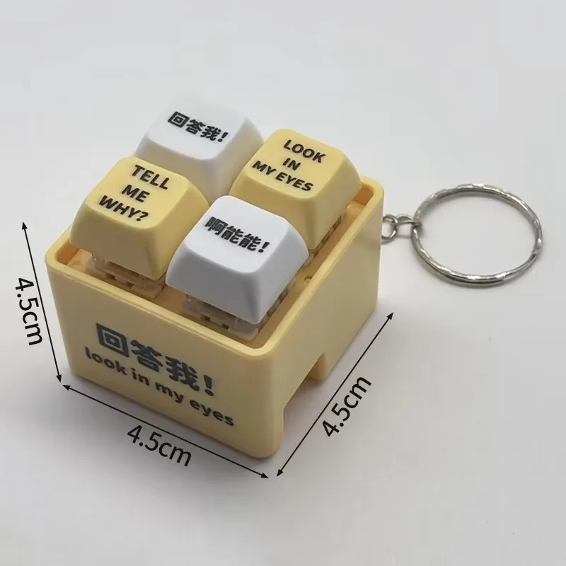 Pilot Crew Alert Keychain EGPWS Warning Sound Simulator LED Cockpit Safety Button Emergency Aviation Enthusiast Gift Glow