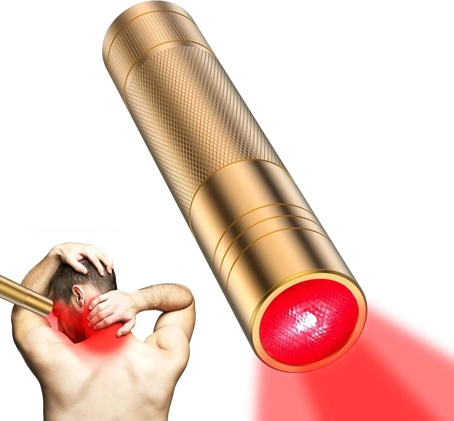 Portable Led Near Infrared Infra 850nm Handheld Medical Lamp 660nm LED Red Light Therapy torch Therapy Lamp Body Pain Relief