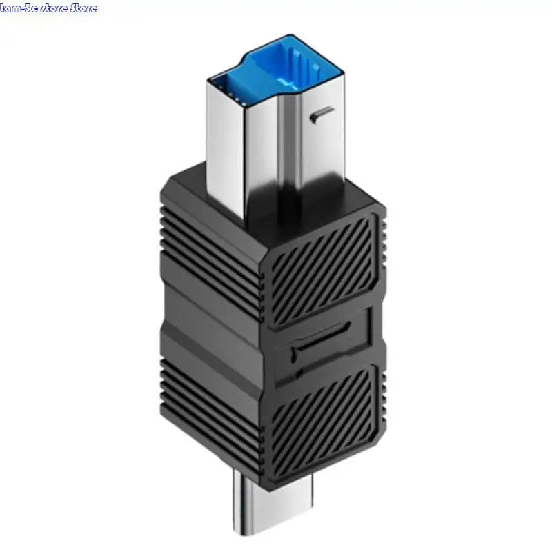 D0UA USB B 프린터 어댑터 USB B 수컷에서 USB 유형 C 암컷 컨버터 인쇄 어댑터