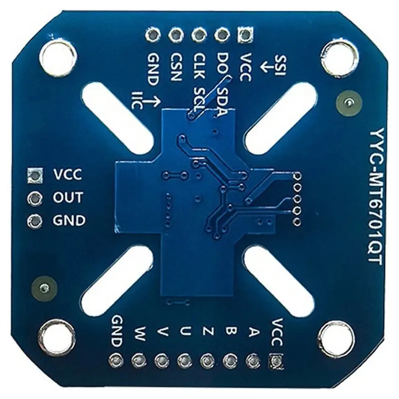 New Arrivals-MT6701 14Bit IIC+ AB1024 Magnetic Encoder Module For Brushless Motor BLDC With Angle Measurement Sensor Magnet