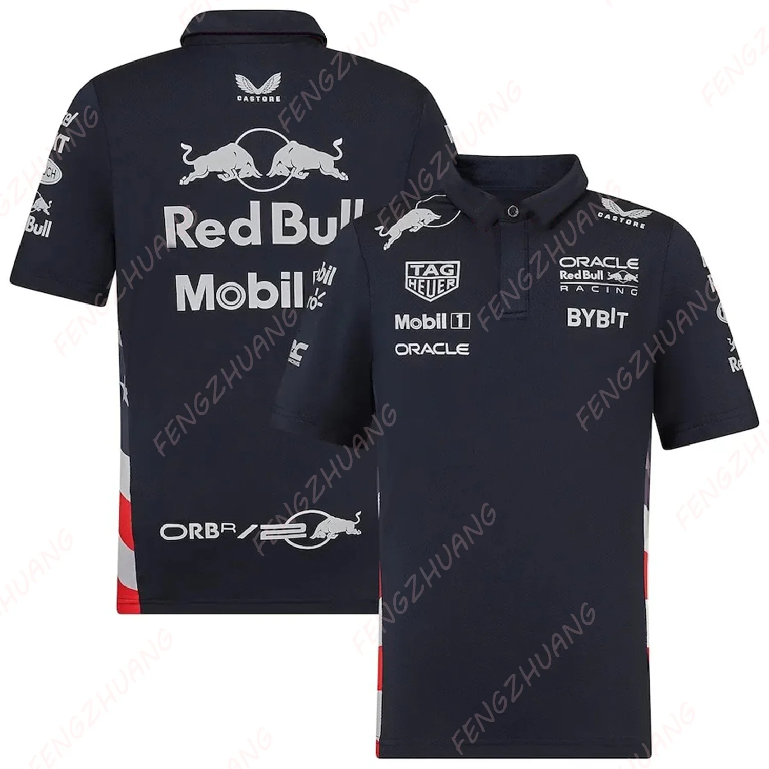 2024 New Formula1 Red Bull Team Racing Official Website Racing Polo Shirt Jersey Outdoor Sports Jersey Adult Training Shirt