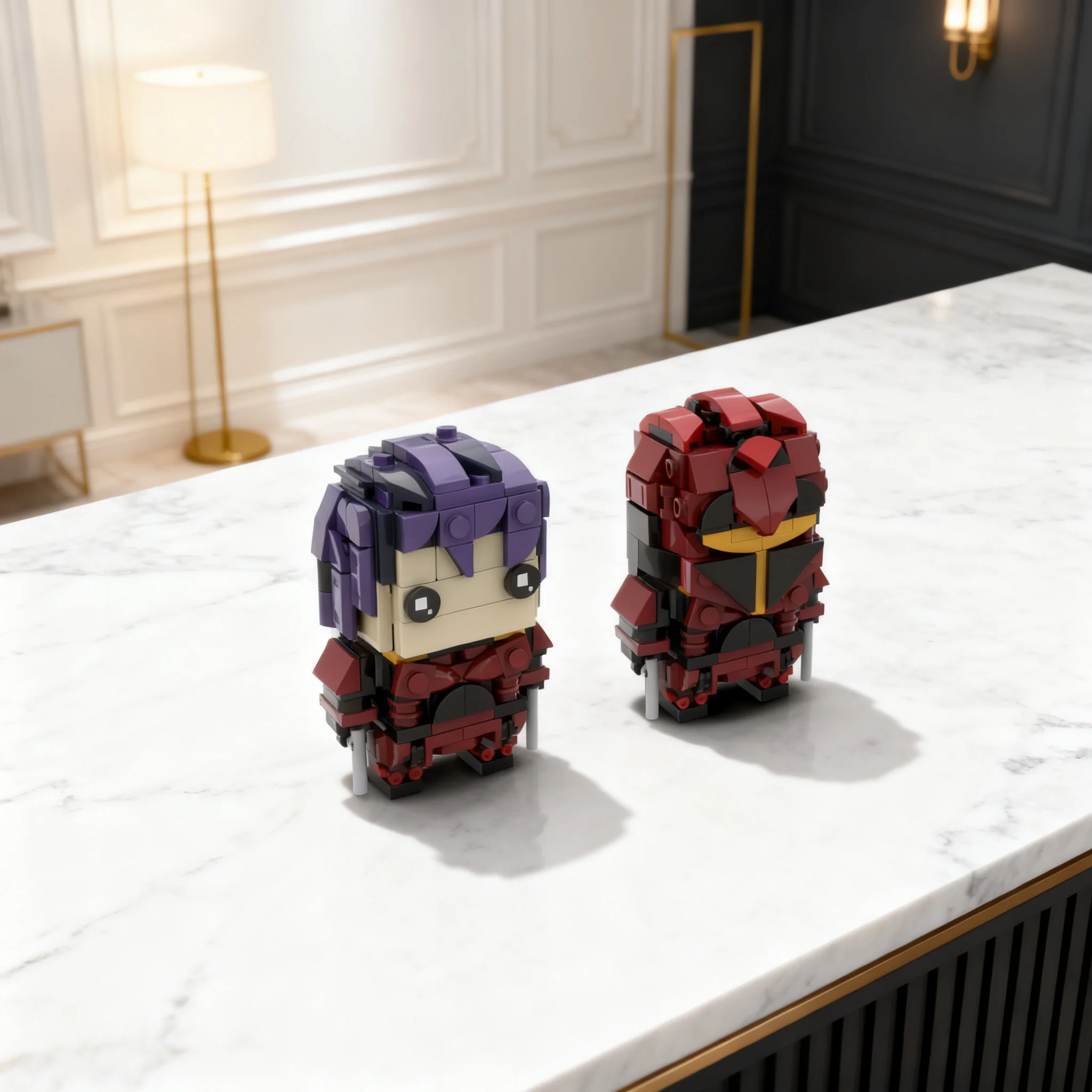 503pcs MOC Rook Kast BrickHeadz Star Battle Model Building Blocks Construction Toy Christmas Gift 3D Display Assemble Education