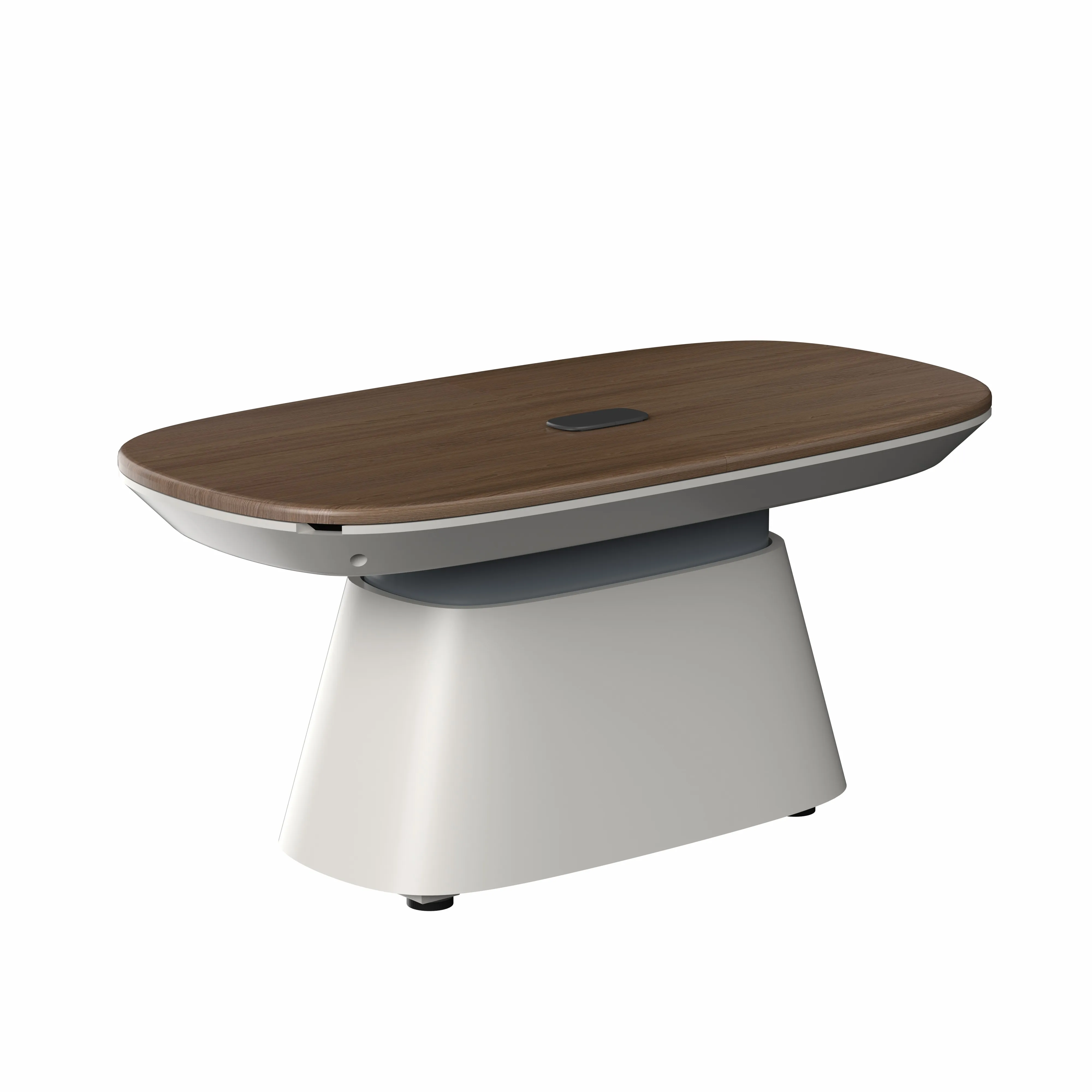 The Modern Living Room Smart Sliding Metal Base  Table Coffee Table Supports Remote Control Adjustable Coffee Table
