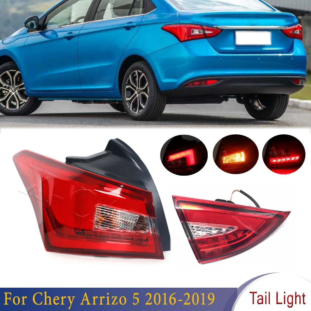 Taillamp For Chery Arrizo 5 2016 2017 2018 2019 Rear Bumper Tail Light Turn Signal Stop Warming Lamp