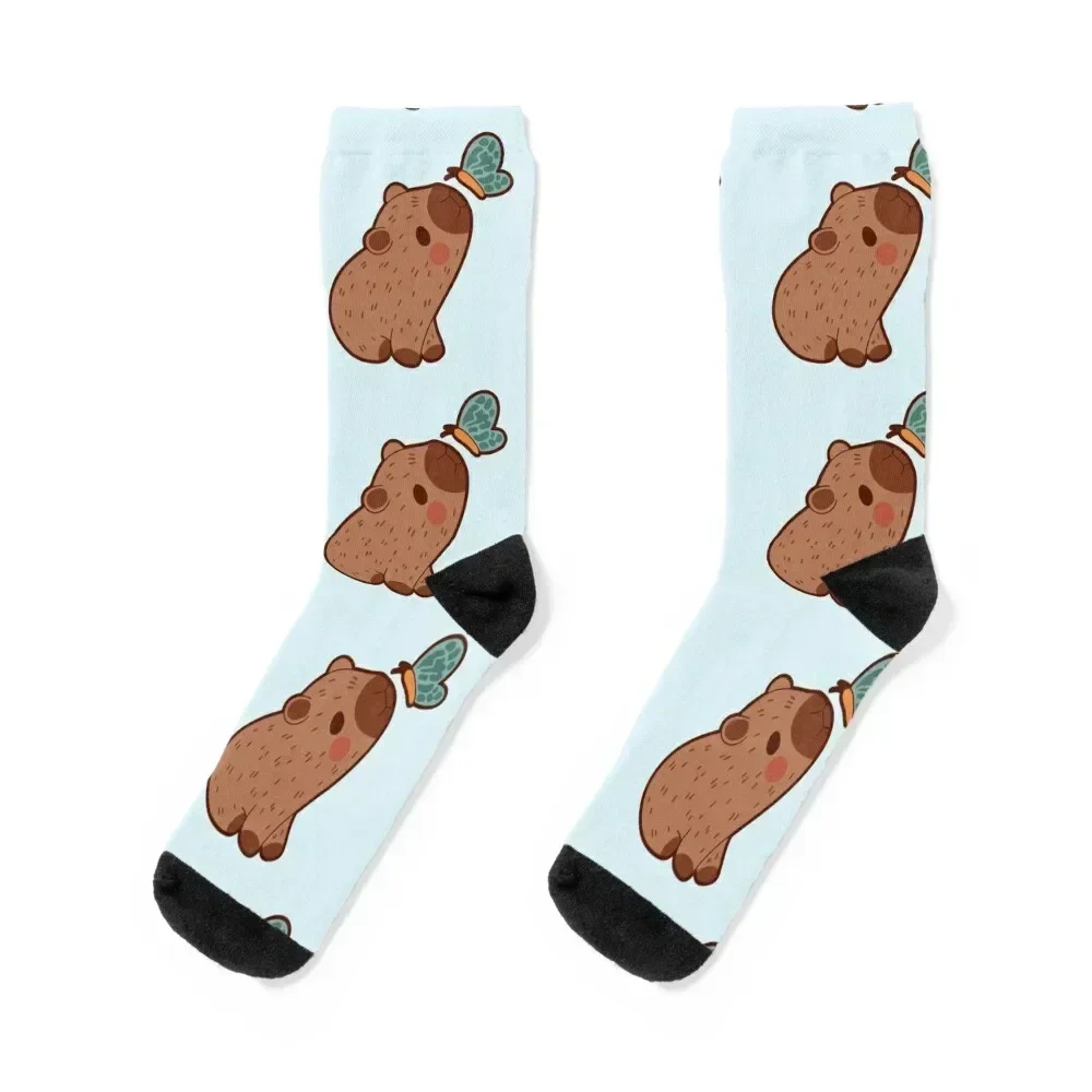 

Capybara Capybara Baby capybara Socks japanese fashion luxe gifts Christmas Male Socks Women's